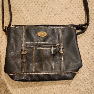 BOC / BORN Concepts Black Faux Leather Crossbody Bag